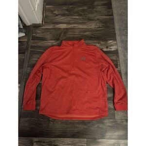 Under Armour 1/4 Zip Pullover Sweatshirt Mens 2XL Fleece‎ ColdGear 243